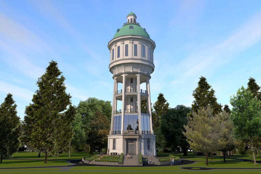Water tower in Brenner Park, Szombathely
