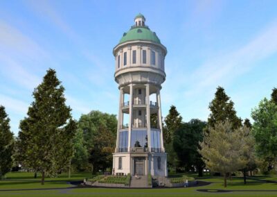 Water tower in Brenner Park, Szombathely