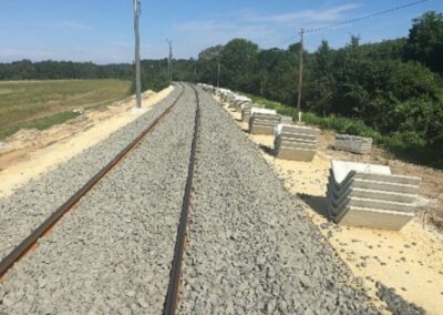 Railway nr. 20 between Székesfehérvár and Szombathely, between the sections of Veszprém – Herend 562-567 hm, and Szentgál – Városlőd-Kislőd 687-691 hm, reconstruction of route sections with faulty substructures