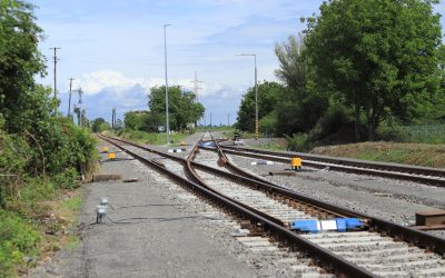 The reconstruction of the siding track in Szigetvár has been completed
