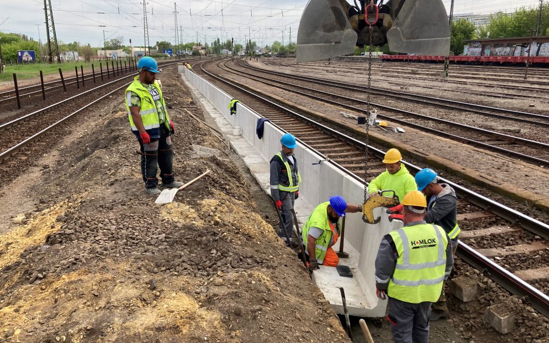 Elkezdődött a peronépítés Kőbánya felsőn