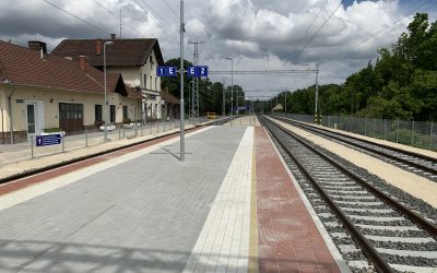 Bauarbeiten der Eisenbahnlinie am Nordufer des Balatons sind abgeschlossen