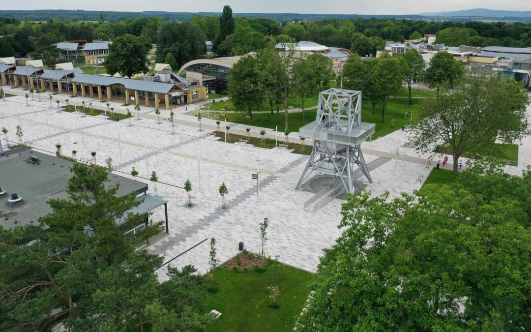 Zentrum von Bükfürdő erneuert – Das Besucherzentrum und die Promenade wurden eingeweiht